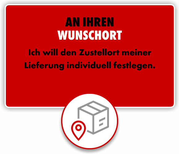 Lieferung an Ihren Wunschort