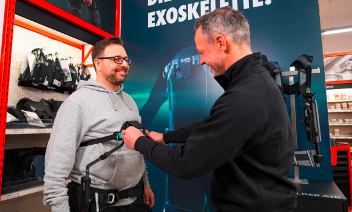 Rücken entlasten bei schweren Tätigkeiten.