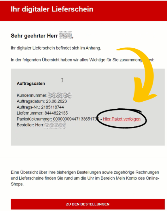 Digitaler Lieferschein
