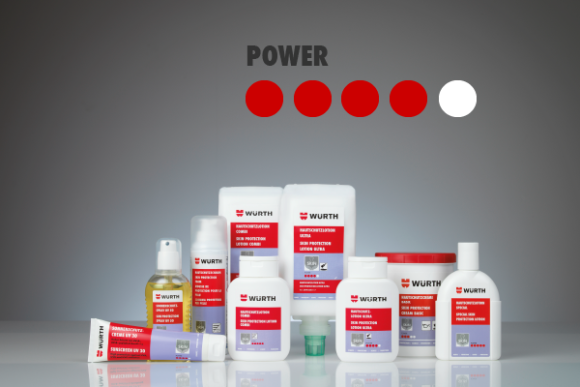 Power-Rating Hautschutz