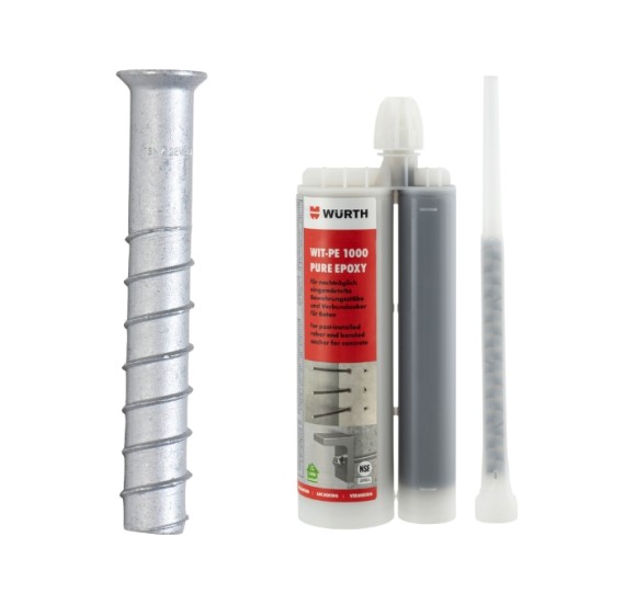 Befestigung auf Asphalt