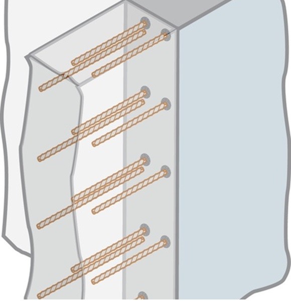 Horizontaler Wandanschluss