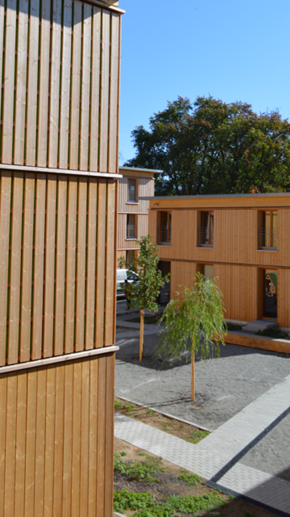 Konstruktionsbeispiel Stamisol Color im Holzbau