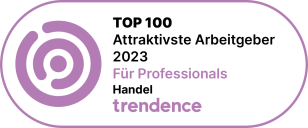 Siegel Top 10 Arbeitgeber für Professionals im Bereich Handel 2021 Siegel Top 10 Arbeitgeber für Professionals im Bereich Handel 2021