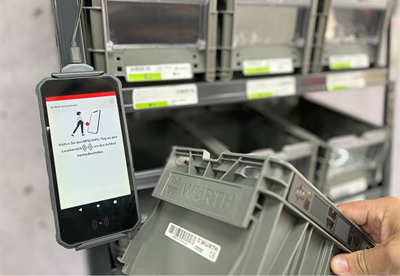 Scannen über NFC-Tags