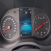 Mercedes-Anzeige-Kilometerstand